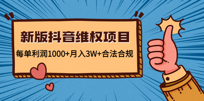 新版抖音维全项目：每单利润1000+月入3W+合法合规！-搞钱花