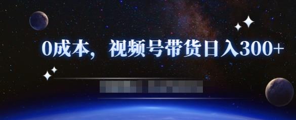 零基础视频号带货赚钱项目，0成本0门槛轻松日入300+【视频教程】￼-搞钱花