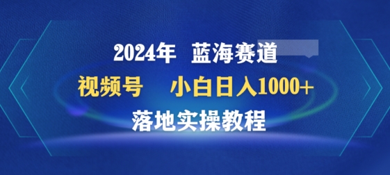 2024年视频号蓝海赛道百家讲坛，小白日入1000+，落地实操教程-搞钱花