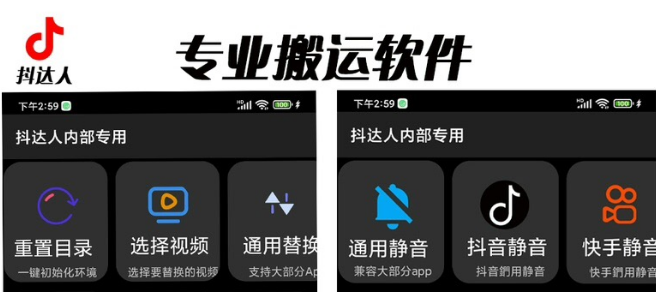 对外收费699抖音傻瓜式一键搬运，起号专用5分钟一个视频《软件+详细教程》-搞钱花