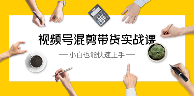 视频号-混剪带货实战课,小白也能快速上手(10节课)-搞钱花