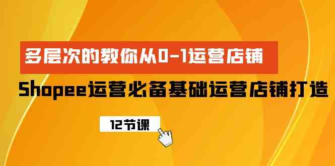 （9993期）Shopee-运营必备基础运营店铺打造，多层次的教你从0-1运营店铺-搞钱花