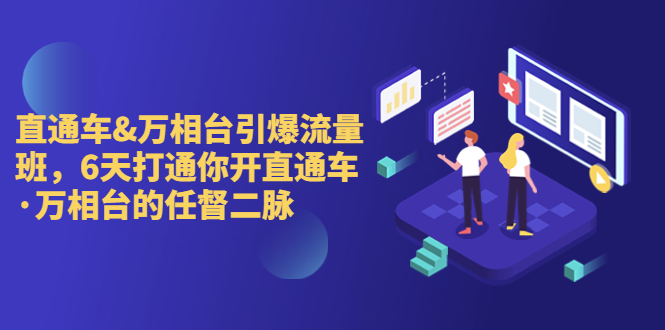 直通车+万相台引爆流量班，6天打通你开直通车·万相台的任督 二脉-搞钱花