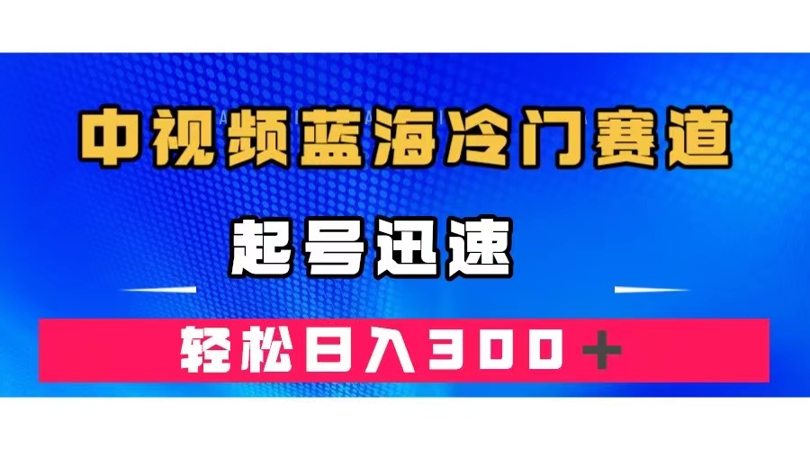 中视频蓝海冷门赛道，韩国视频奇闻解说，起号迅速，日入300＋-搞钱花