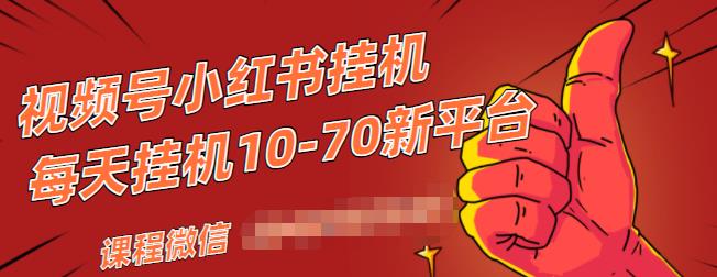 视频号小红书抖音挂机项目，小白无脑操作，按照要求来，单号每天几十米￼-搞钱花