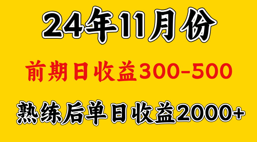 轻资产项目,前期日收益500左右,后期日收益1500-2000左右,多劳多得-搞钱花