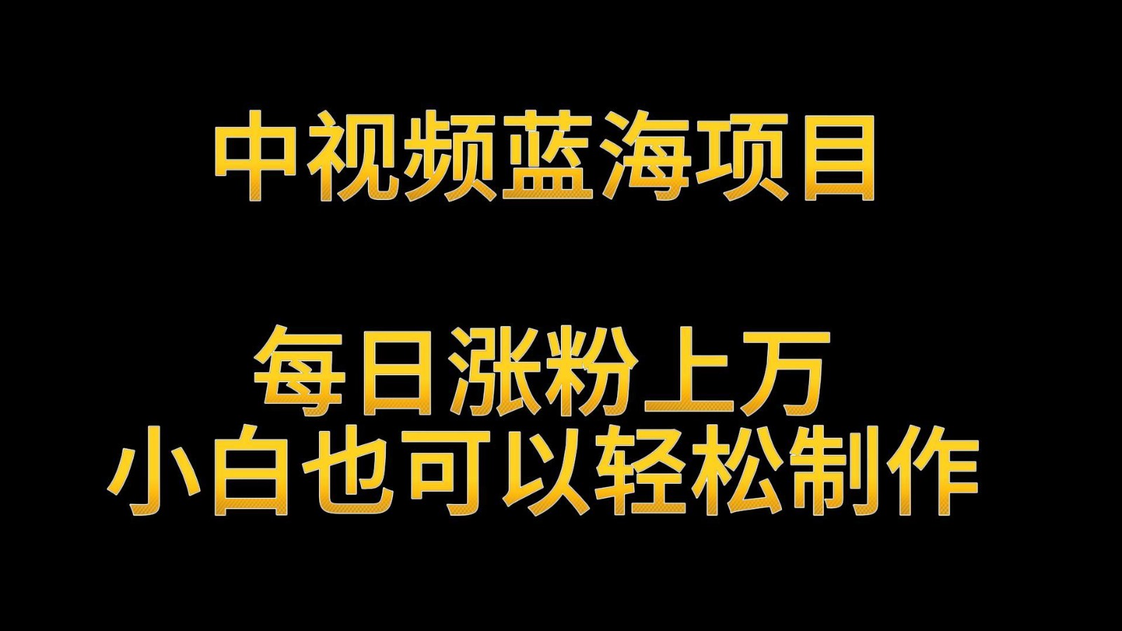 中视频蓝海项目,解读英雄人物生平,每日涨粉上万,小白也可以轻松制作,月入过万-搞钱花