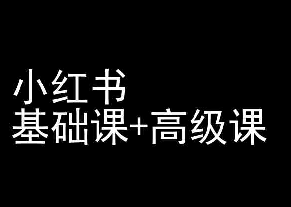 小红书基础课+高级课-小红书运营教程-搞钱花