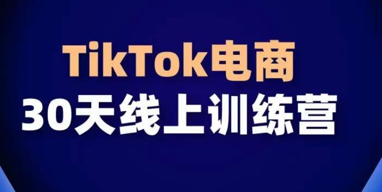 TikTok电商带货30天线上课，不可错过的全球流量洼地！-搞钱花