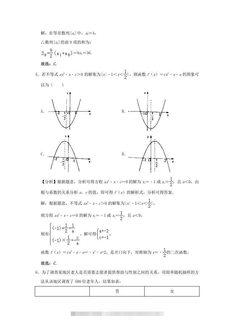 图片[2]-2020-2021年北京市昌平区高二数学下学期期末试题及答案(Word版)-搞钱花