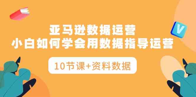 （10158期）亚马逊数据运营，小白如何学会用数据指导运营（10节课+资料数据）-搞钱花