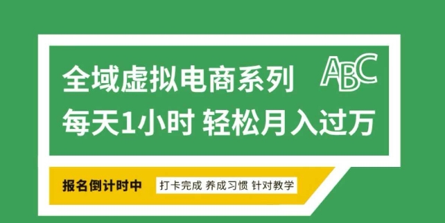 全域虚拟电商变现系列，通过平台出售虚拟电商产品从而获利-搞钱花