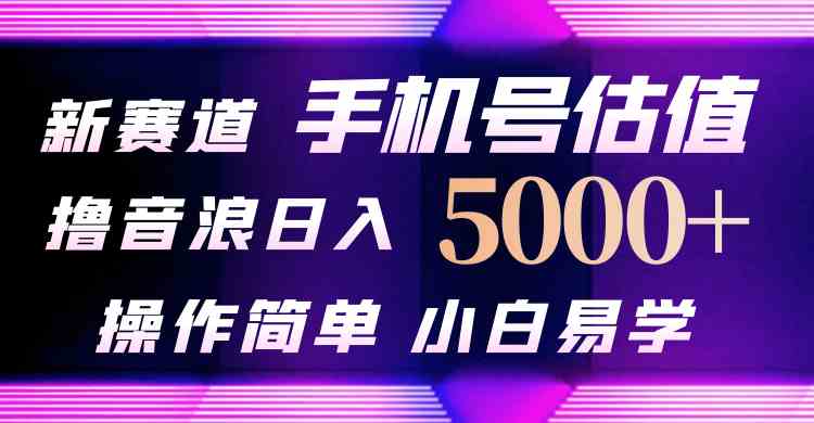 (10154期)抖音不出境直播【手机号估值】最新撸音浪,日入5000+,简单易学,适合…-搞钱花