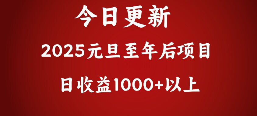 翻身项目，日收益1000+以上-搞钱花