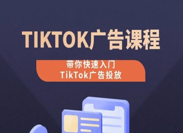 TikTok广告投放课程，从0-1实操课，带你快速入门TikTok广告投放-搞钱花